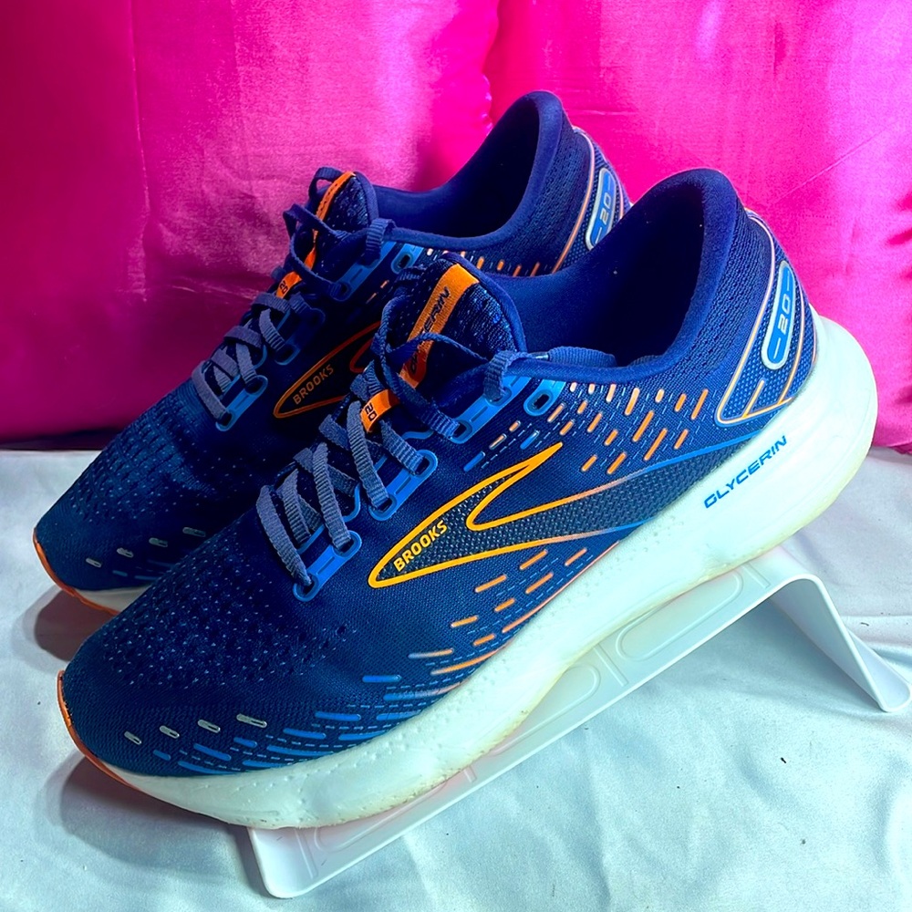 Brooks Men's Athletic Shoes - Blue and Orange